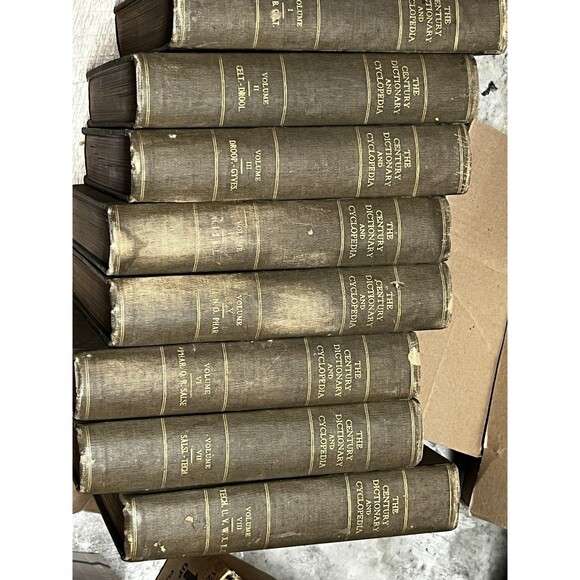The Century Dictionary And Cyclopedia 1897 RARE Complete Set Vol 1-8 - Picture 4 of 16